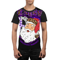 Hot Trend Sarcoidosis Awareness Awareness - Santa Believe Leopard Chri Graphic T-shirt | Artistshot