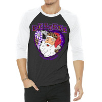 Hot Trend Sarcoidosis Awareness Awareness - Santa Believe Leopard Chri 3/4 Sleeve Shirt | Artistshot