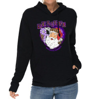 Hot Trend Sarcoidosis Awareness Awareness - Santa Believe Leopard Chri Lightweight Hoodie | Artistshot