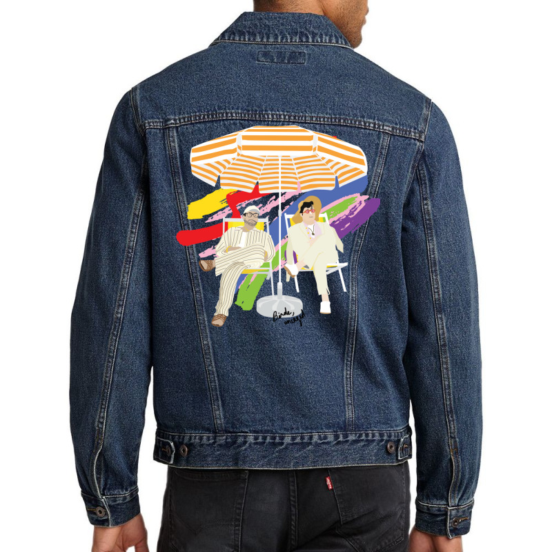 Birds Men Denim Jacket by juncajfaldux | Artistshot