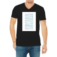 Shipping Forecast As Heard Of Radio 4  Quote Nature Green V-neck Tee | Artistshot