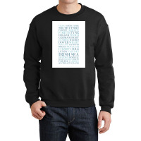 Shipping Forecast As Heard Of Radio 4  Quote Nature Green Crewneck Sweatshirt | Artistshot