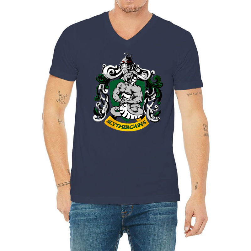 Slythergains V-neck Tee | Artistshot