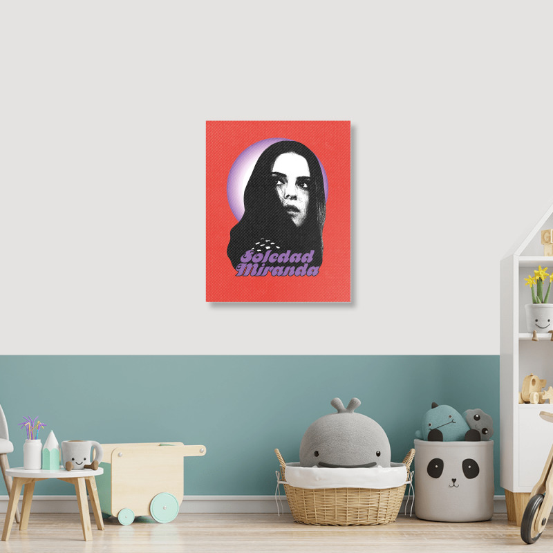 Soledad Miranda  Eugenie Portrait Canvas Print | Artistshot