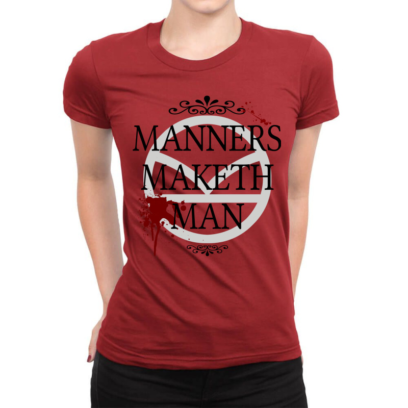 Manners Maketh Man Ladies Fitted T-Shirt by zainisyrinez | Artistshot