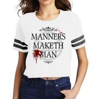 Manners Maketh Man Scorecard Crop Tee | Artistshot