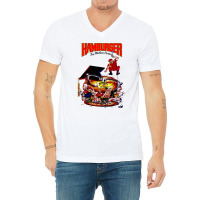 Hamburger The Motion Picture V-neck Tee | Artistshot