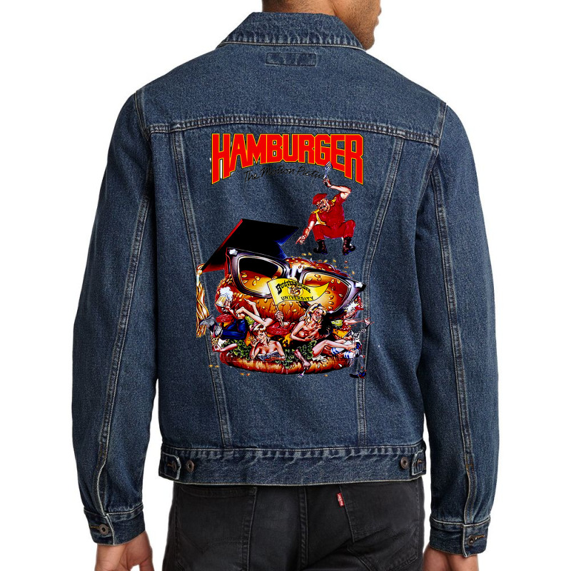 Hamburger The Motion Picture Men Denim Jacket by grandifacotem | Artistshot