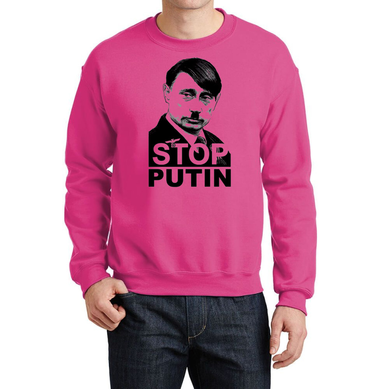 Stop Putin Crewneck Sweatshirt by refigesowp | Artistshot