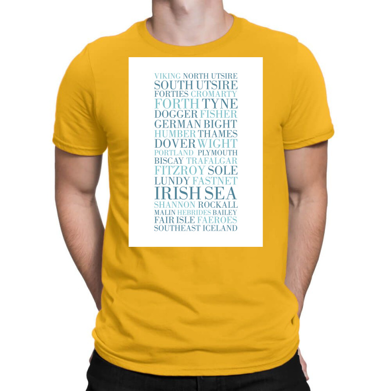 Shipping Forecast As Heard Of Radio 4  Gift Music T-shirt | Artistshot