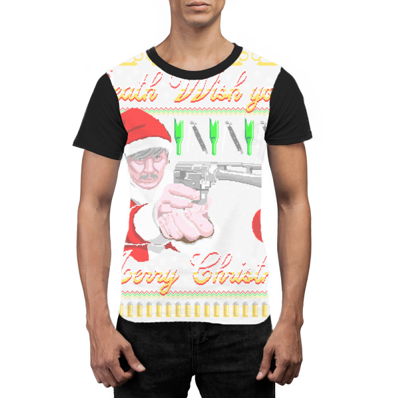 Death Wish You A Merry Christmas Graphic T-shirt by riquelhubbya | Artistshot