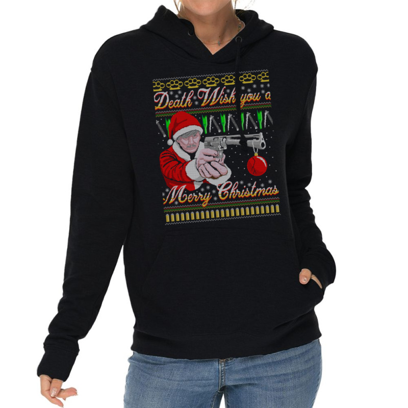 Death Wish You A Merry Christmas Lightweight Hoodie by riquelhubbya | Artistshot