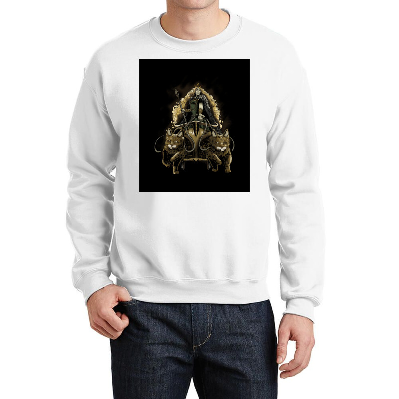 Freya Medieval Viking Mythology Norse Paganism  Tumblr Crewneck Sweatshirt by aljalyjfrh | Artistshot