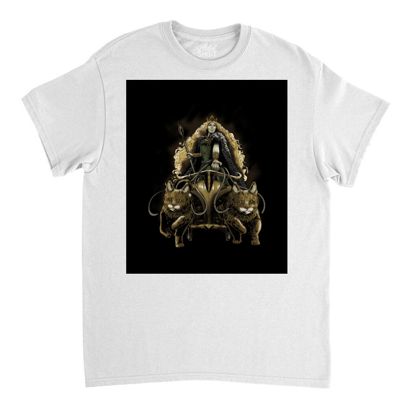 Freya Medieval Viking Mythology Norse Paganism  Tumblr Classic T-shirt by aljalyjfrh | Artistshot