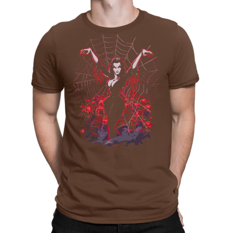 Vampira Spider Web Gothic T-shirt | Artistshot