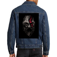 The Warrior Of Gods  Funny Nature Men Denim Jacket | Artistshot