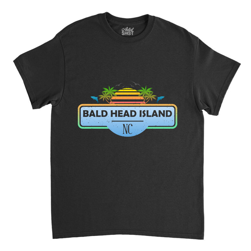 Trending Bald Head Island Beach - North Carolina, Tropical Palm Trees Classic T-shirt by Inmamlil638 | Artistshot