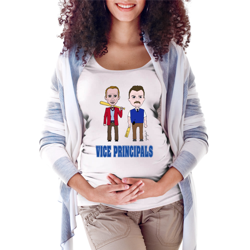 Vice Principals Maternity Scoop Neck T-shirt by lievewettey5 | Artistshot