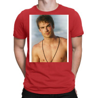 Ian Somerhalder Damon Salvatore . T-shirt | Artistshot