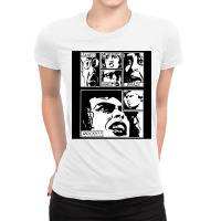 Rocky Janet Drscott Brad Black And White Collection Poster Quote Ladies Fitted T-shirt | Artistshot