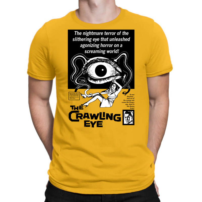 The Crawling Eye (b&w Print) T-Shirt by refigesowp | Artistshot