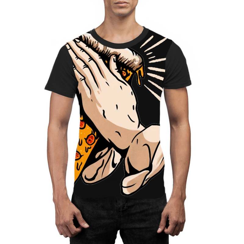 Holy Pizza Graphic T-shirt | Artistshot