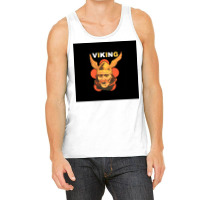 Viking Warrior With Winged Helmet And Mustache  Yellow 80s Tank Top | Artistshot