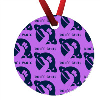 Space Dont Panic Ornament | Artistshot