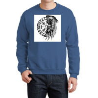 Viking Raven Vegvisir  Hippie Boy Crewneck Sweatshirt | Artistshot