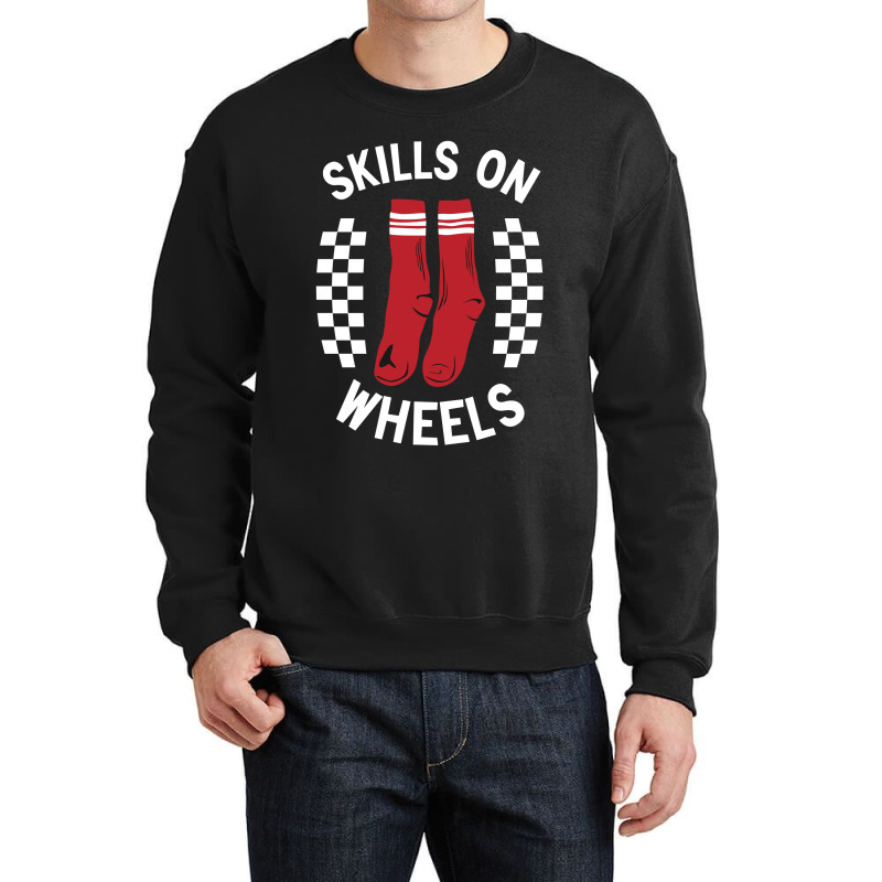 Skills On Wheels Crewneck Sweatshirt | Artistshot