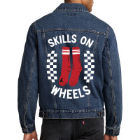 Skills On Wheels Men Denim Jacket | Artistshot