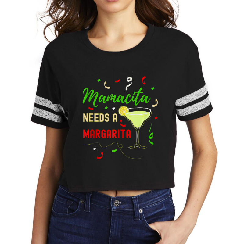 Hot Trend Mamacita Needs A Margarita Women Funny Cinco De Mayo Scorecard Crop Tee by bummercaught | Artistshot