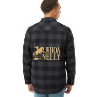 Trending Casual Whoa Nelly Horse Country Flannel Shirt | Artistshot