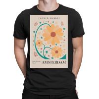 Flower Market Amsterdam T-shirt | Artistshot