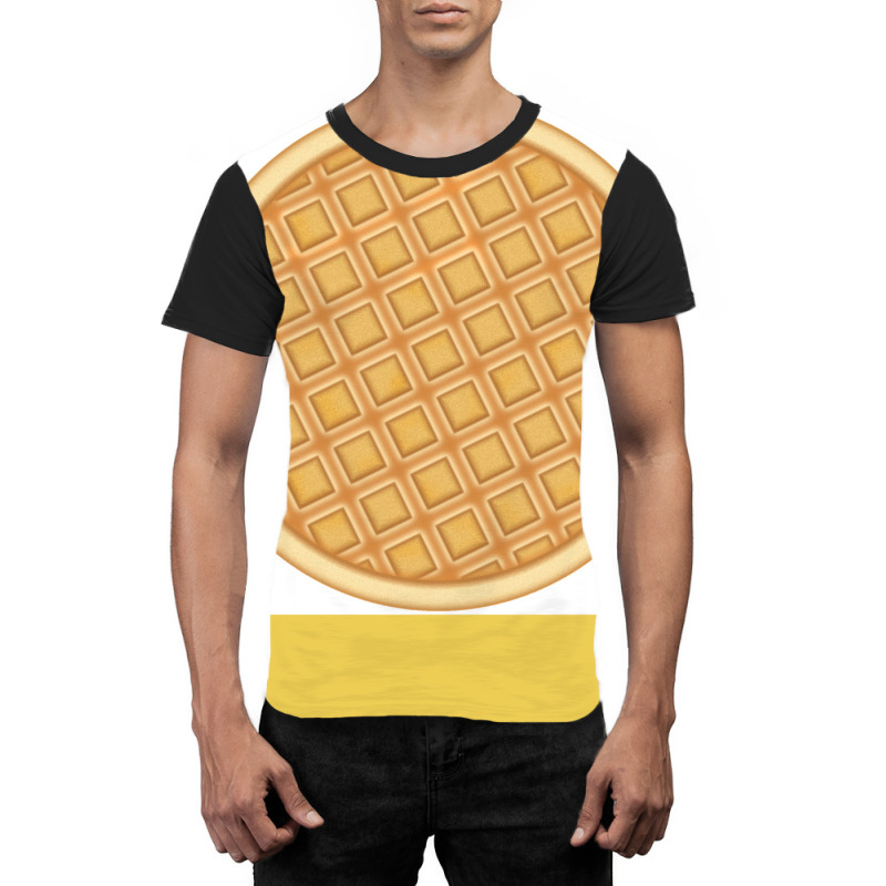 Round Waffle Poster Boy Graphic T-shirt by pihnyadzif | Artistshot