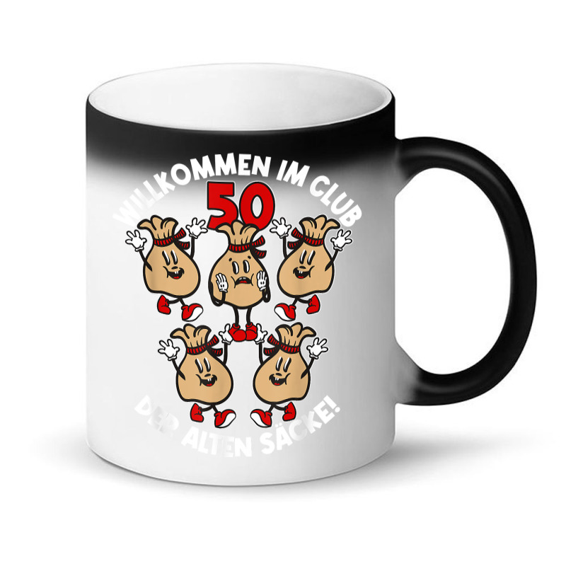 Mens Welcome To The Club Of The Old Bags Old Bag 50th Birthday T Shirt Magic Mug | Artistshot