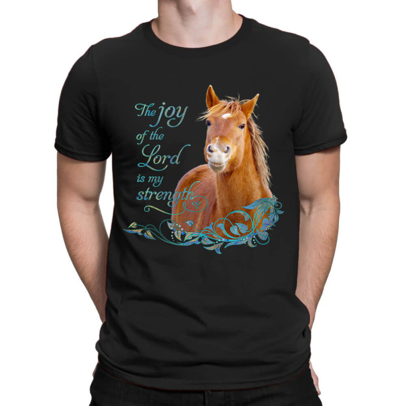 Limited Edition Christian Bible Verse Smiling Horse T-Shirt by Berrios Crisp | Artistshot