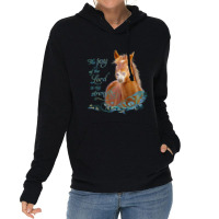 Limited Edition Christian Bible Verse Smiling Horse Lightweight Hoodie | Artistshot