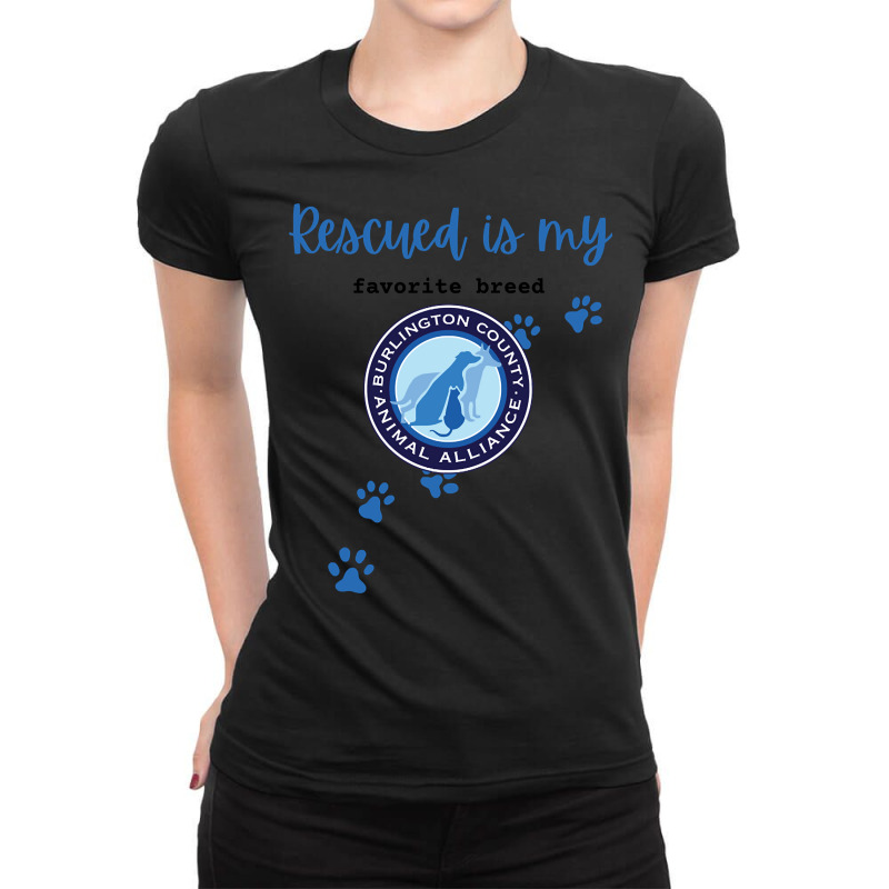 Trending Bcaa - Rescued Is My Favorite Breed Ladies Fitted T-Shirt by Inmamlil638 | Artistshot