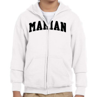 Marian Arch Retro College University Style T Shirt Youth Zipper Hoodie | Artistshot