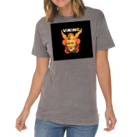 Viking Warrior With Winged Helmet And Mustache  Gift 70s Vintage T-shirt | Artistshot