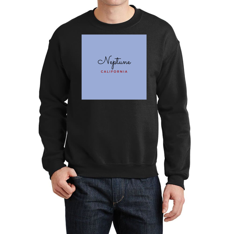 Tv Town Nepture California Poster Girl Crewneck Sweatshirt by pihnyadzif | Artistshot