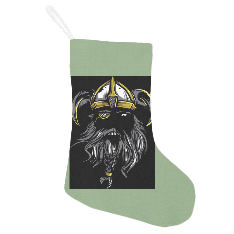 Viking Warrior Beard Power With Horned Helmet  Gift Love Holiday Stocking | Artistshot