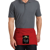 Viking Warrior Beard Power With Horned Helmet  Gift Love Waist Apron | Artistshot