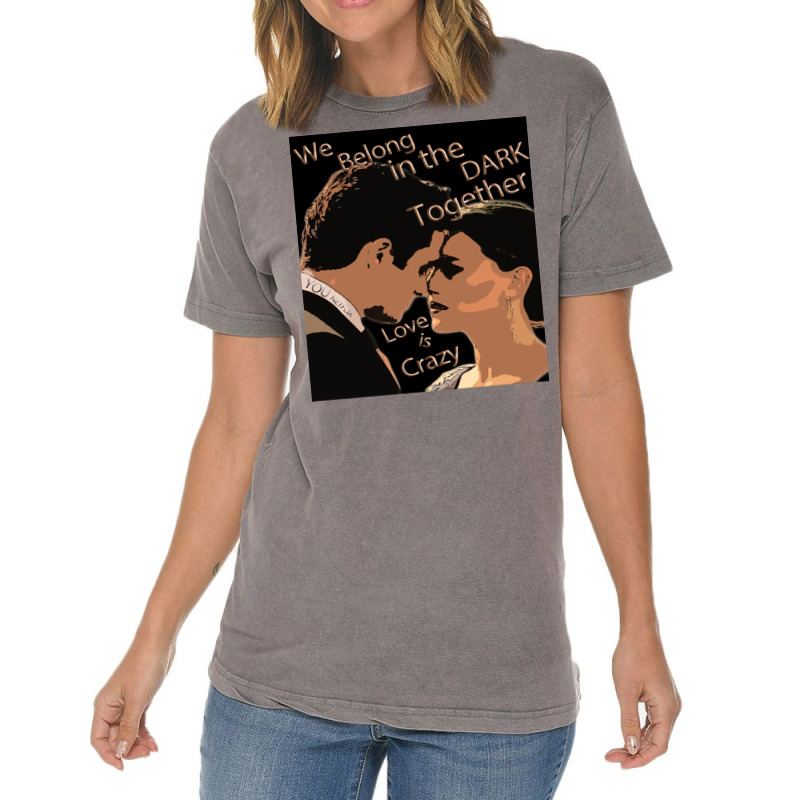 Love Is Crazy Poster Quote Vintage T-shirt | Artistshot