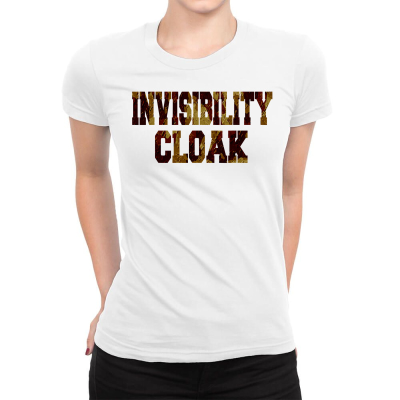 Invisibility Cloak  Hunter Camoue Ladies Fitted T-Shirt by AlexandraArtist | Artistshot