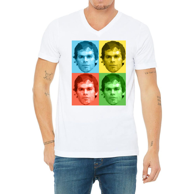 Michael Art Poster Trending V-neck Tee | Artistshot