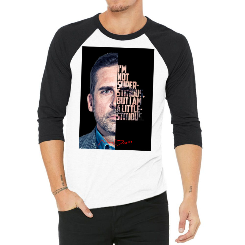 Michael The Office Quote Poster Nostalgia 3/4 Sleeve Shirt | Artistshot