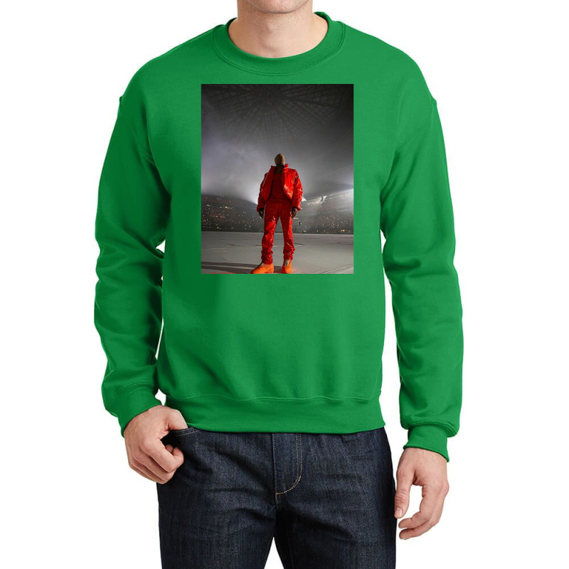 Live In Stadium Poster Quote Crewneck Sweatshirt | Artistshot