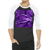 Marbled Ultra Violet Poster Travel 3/4 Sleeve Shirt | Artistshot